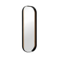 Sleek Vertical Mirror with Minimalist Design and Rounded Edges